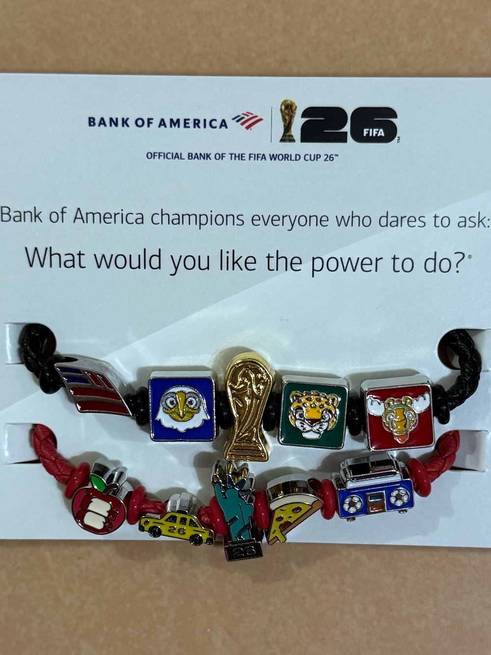 NWT FIFA World Cup 2026 New York themed bracelet